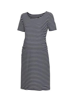 Легкое платье для беременных в полоску м, л