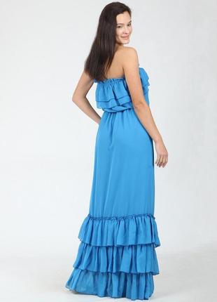 Платье синий (nd-926-6-blue)3 фото