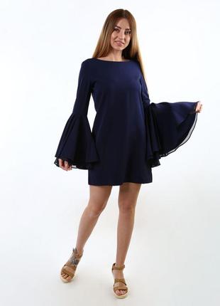 Платье indresser синий (in-f0220ю009б-navy-blue)1 фото