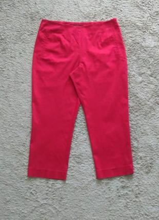 Красные бриджи штаны m&s р.121 фото