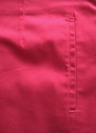 Красные бриджи штаны m&s р.123 фото