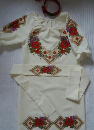 Украинское платье.костюмв.вышиванка1 фото