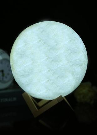 Світильник міні нічник на батарейках magic 3d moon lamp cool white