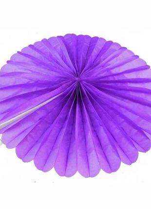 Веерный круг (тишью) 20см (фиолетовый 0021)