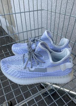 Женские кроссовки adidas yeezy boost 350 static reflective 2.0 36