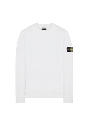 ● свитшот stone island - unisex classic white ●