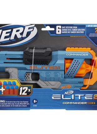 Бластер nerf elite 2.0 commander rc-6 пістолет нерф еліт 2.0 коммандер2 фото