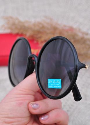 Красивые солнцезащитные большие круглые очки rita bradley polarized окуляри4 фото