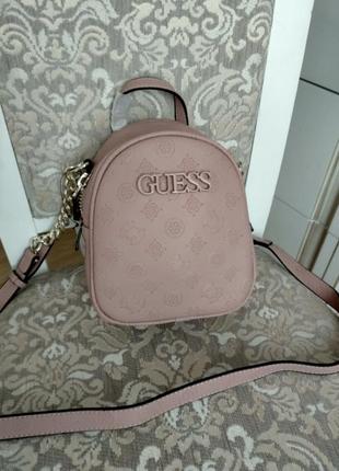 Модная молодежная  женская сумочка- рюкзачек , кросс-боди guess новый с бирками в наличии2 фото