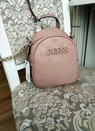 Модная молодежная  женская сумочка- рюкзачек , кросс-боди guess новый с бирками в наличии8 фото