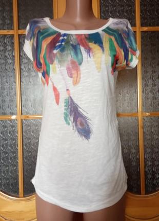 Удлиненная женская футболка