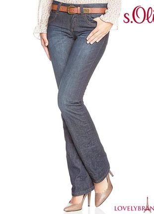 S.oliver германия джинсы 27/34 на р. 44/s штаны bootcut прямые брюки распродажа