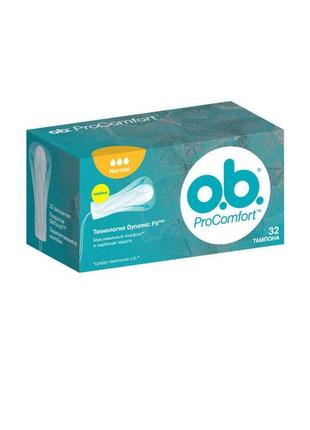 Тампоны o.b. procomfort normal 32 шт (3574661017808)
