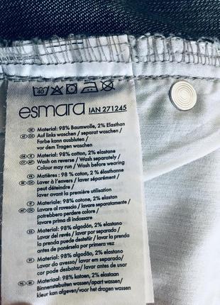 Якісні котонові чоловічі джинси рвані висока посадка esmara9 фото