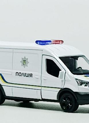 Машинка techno "ford transit van" полиция 250343u2 фото