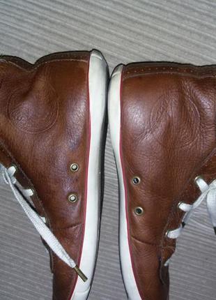 Кожаные кеды converse teaming размер 38 (24 см)5 фото