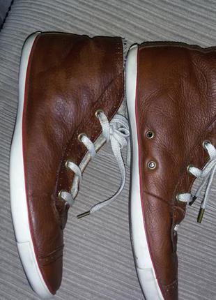Кожаные кеды converse teaming размер 38 (24 см)6 фото