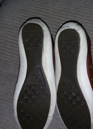 Кожаные кеды converse teaming размер 38 (24 см)9 фото