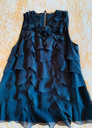 Нарядная блузка с воланами ann taylor, xs\s.