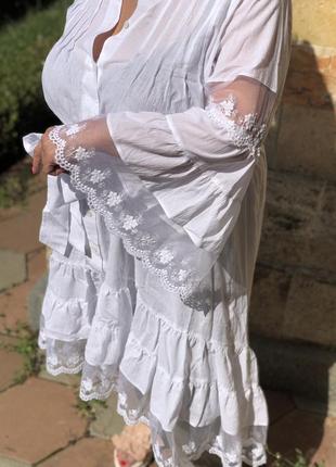 Сукня італія коттон оверсайз шикарне2 фото