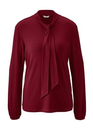 Легка фірмова блуза бордо, винний колір на 44-46р4 фото