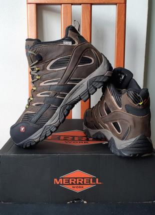 27,5/28см. merrell moab 2 vent waterproof . водонепроникні робочі черевики на широку ногу. оригінал1 фото