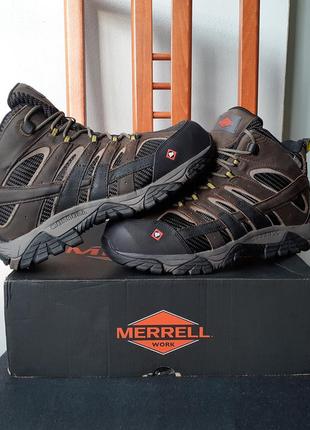 27,5/28см. merrell moab 2 vent waterproof . водонепроникні робочі черевики на широку ногу. оригінал4 фото