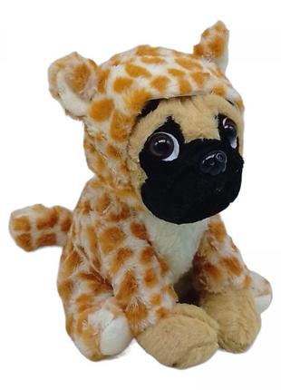 М'яка іграшка "мопсик у костюмі: жираф"