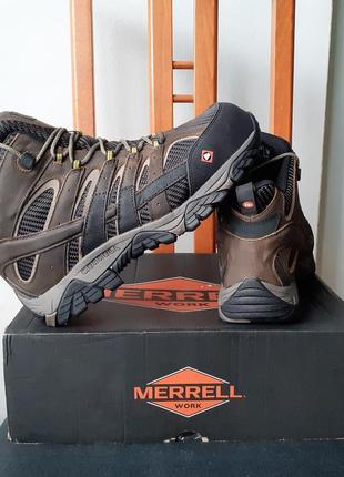 27,5/28см. merrell moab 2 vent waterproof . водонепроникні робочі черевики на широку ногу. оригінал2 фото