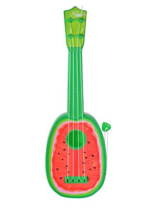 Іграшкова гітара фрукти bambi 8195-4 пластикова (арбуз)