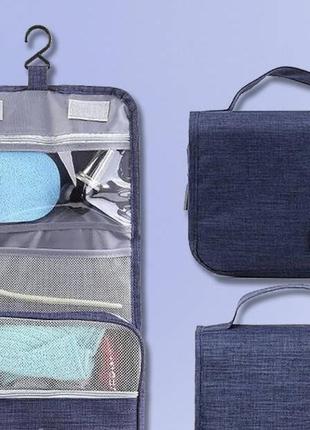 Органайзер складаний підвісний monopoly travel. дорожній кейс, косметичка. синій