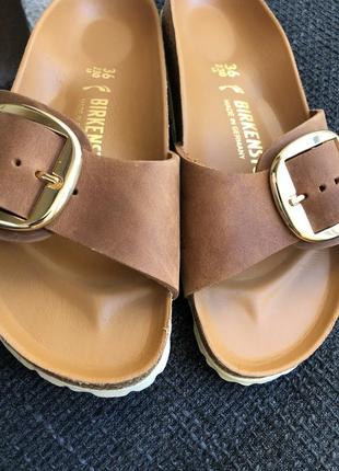 Сланці шльопанці birkenstock -нат.шкіра, оригінал7 фото