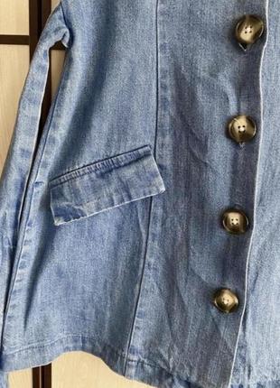 Платье сарафан джинсовый мини7 фото