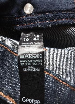 3 дня!короткая джинсовая мини-юбка темно мойка4 фото
