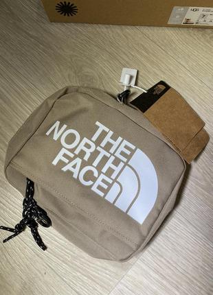 The north face сумка бежева. tnf сумка, сумка месенджер.