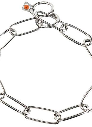 Нашийник для собак sprenger collar extra long link 4 мм 63 см сріблястий (4022853077912)