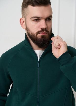 Чоловічий теплий спортивний костюм, колір зелений р.l 44868010 фото
