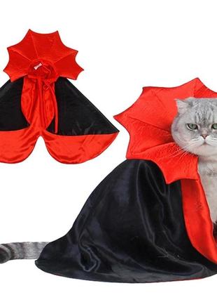Костюм для котів і собак "dracula" color black3 фото