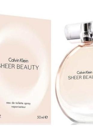 Туалетная вода оригинал 100% calvin klein sheer beauty