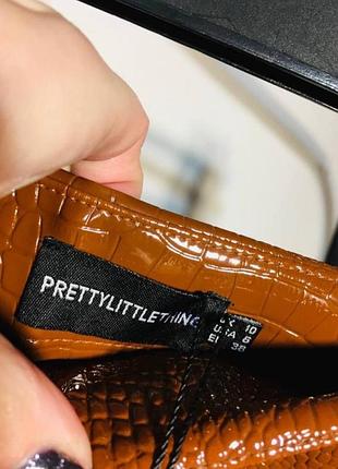 Юбка виниловая prettylittlething 5