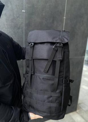 Рюкзак турист, трансформер, большой, черный, для путешествий, туристический3 фото