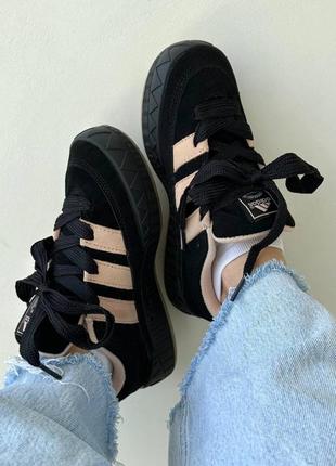 Кроссовки adidas adimatic « black / peach » premium