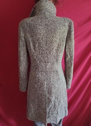 Pink homen fashion. стильне брендове тепле пальто з розрізом ззаду шерсть wool класичне7 фото