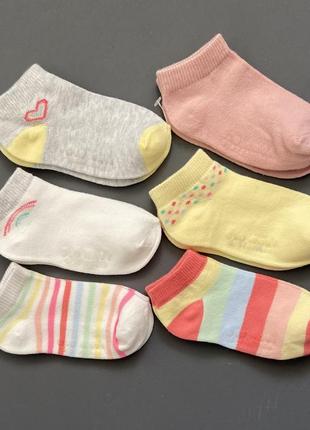 Укорочені шкарпетки для дівчинки від old navy