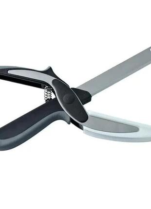 Универсальные кухонные ножницы clever cutter нож-ножницы 3в16 фото