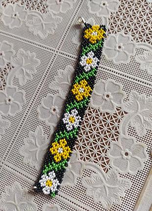 Браслет из бисера. старинный орнамент. ожерелье. силянка.