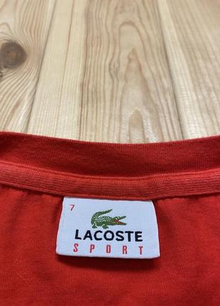 Винтажная футболка lacoste vintage с большим логотипом xxl3 фото