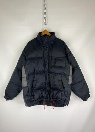Винтажный пуховик nike xl-xxl куртка зимняя большого размера1 фото