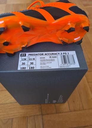 Adidas
бутси adidas predator accuracy.3 fg junior3 фото