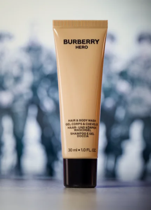 Гель для душа для тела и волос для мужчин burberry hero1 фото